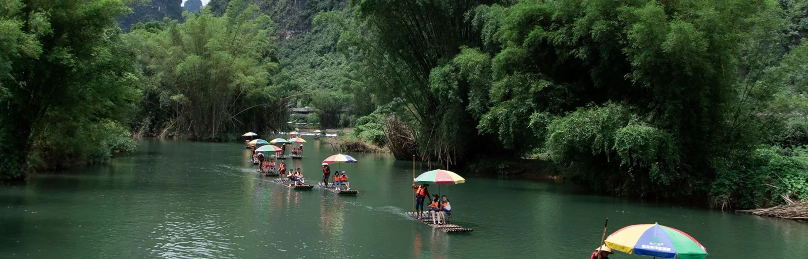 Li River Cruise, Rice Terrace Hiking, Karst Cave, and Bamboo Rafting for 5 Days