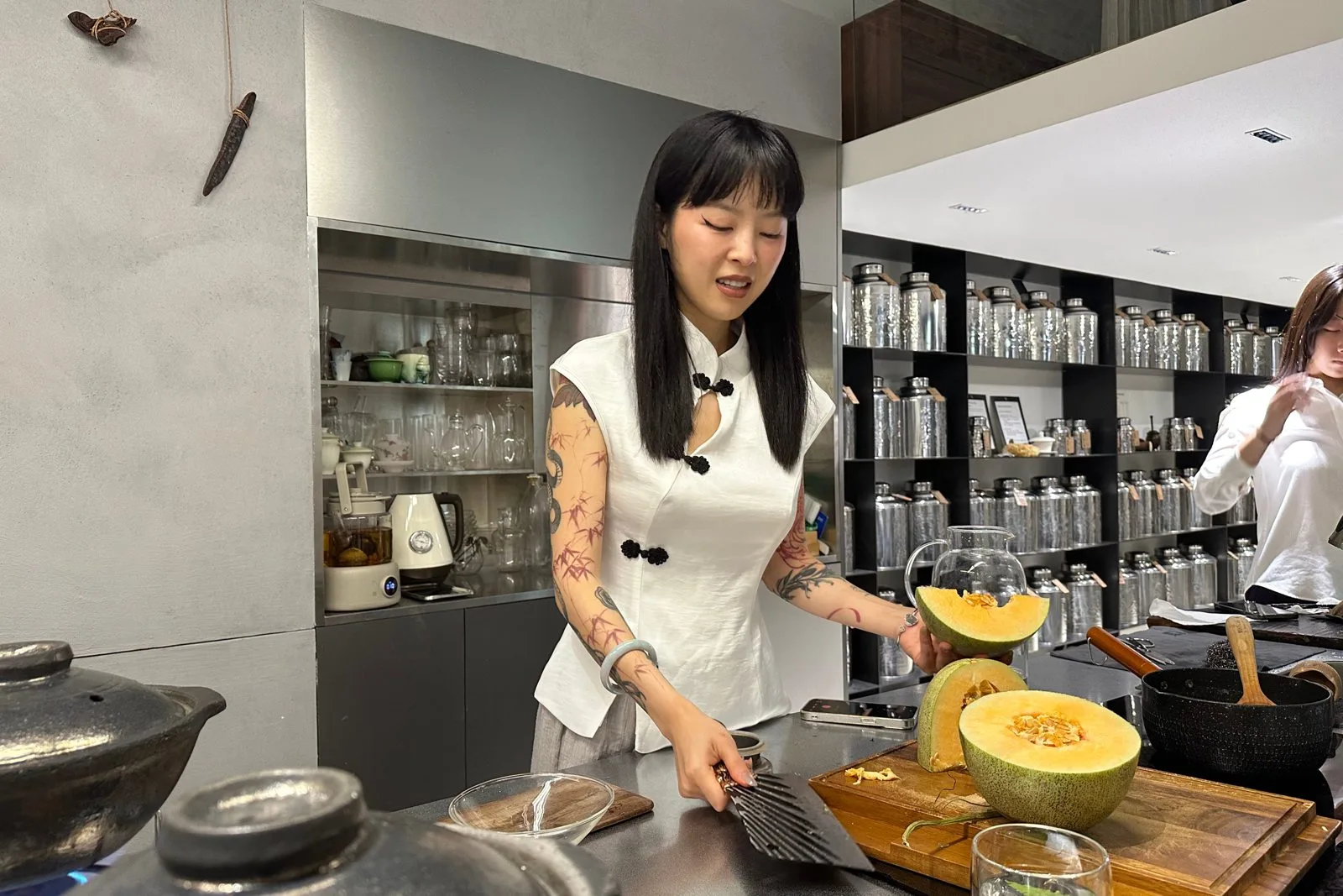 tcm traditional chinese medicine cooking class shanghai china