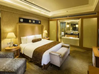 A photo of the interior of Hilton Xiamen